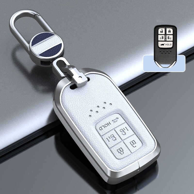 【ホンダ】メタルカバーレザーバックルキーケース〔Aタイプ〕