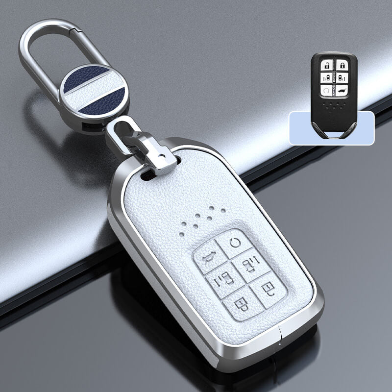 【ホンダ】メタルカバーレザーバックルキーケース〔Aタイプ〕