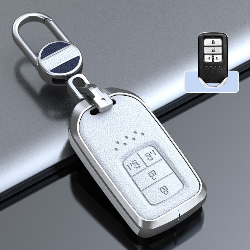 【ホンダ】メタルカバーレザーバックルキーケース〔Aタイプ〕