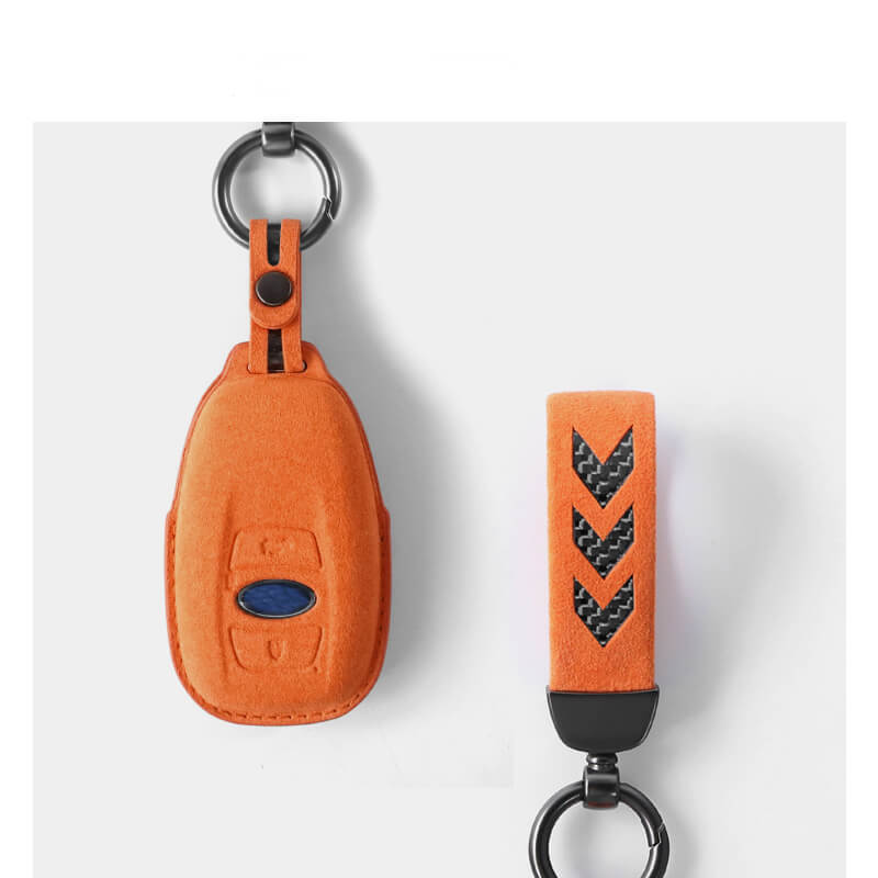 【スバル】ストラップ付きスウェードキーケース〔Bタイプ〕