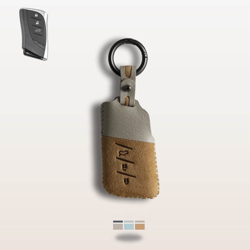 【レクサス】シンプルデザインレザーキーケース〔Aタイプ〕