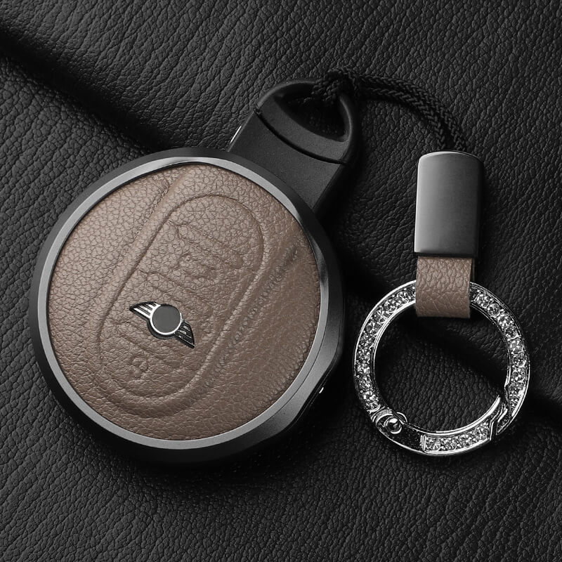 【MINI】メタルフレームレザーキーケース〔Aタイプ〕