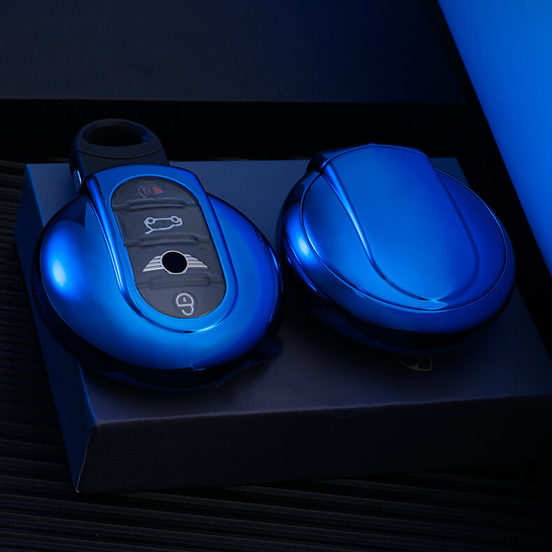 【MINI】TPUカラフルサークルキーケース〔Aタイプ〕