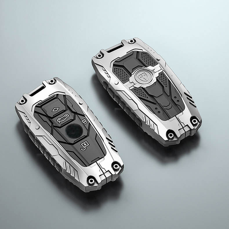 NEW【BMW】リングストラップ付きサイバーデザインキーケース〔Bタイプ〕