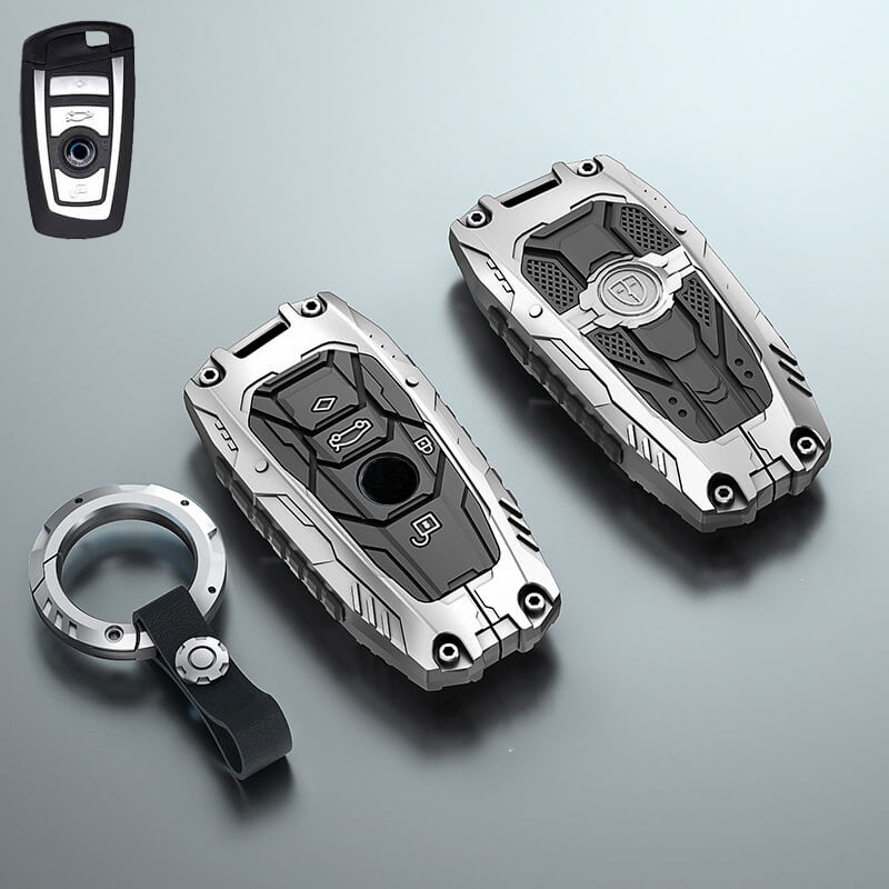 NEW【BMW】リングストラップ付きサイバーデザインキーケース〔Bタイプ〕