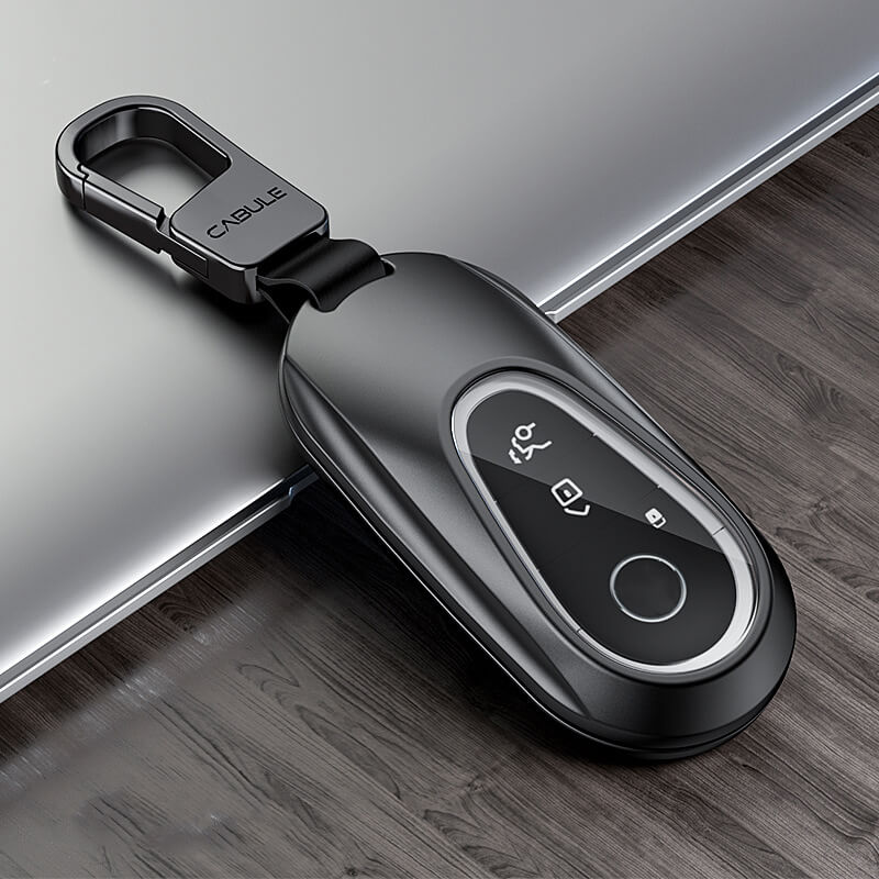 【ベンツ】バックル付きシンプルメタルキーケース〔Aタイプ〕