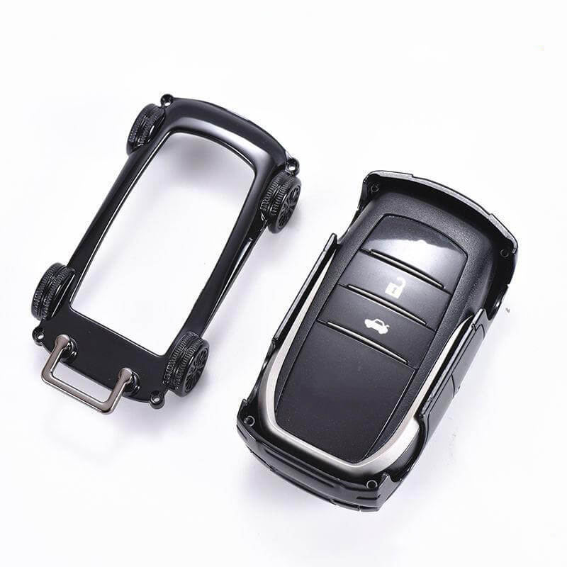 【トヨタ】ブラックメタリックスポーツカーキーケース〔Eタイプ〕