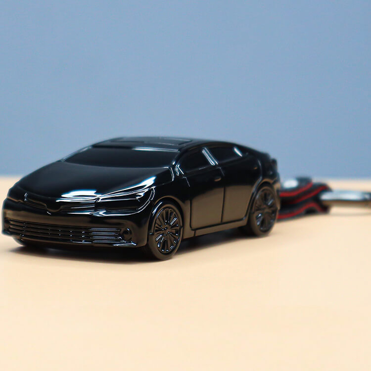 【トヨタ】ブラックメタリックスポーツカーキーケース〔Eタイプ〕