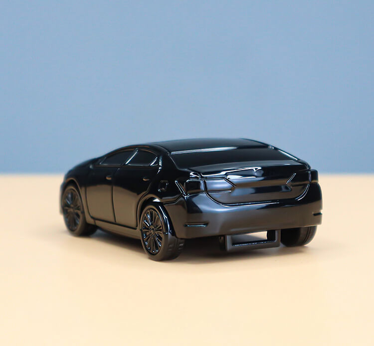 【トヨタ】ブラックメタリックスポーツカーキーケース〔Eタイプ〕