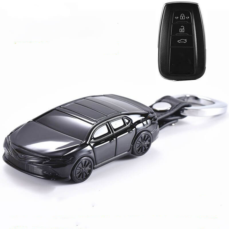 【トヨタ】ブラックメタリックスポーツカーキーケース〔Fタイプ〕