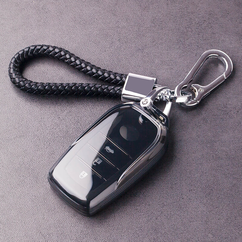 【トヨタ】バックル付きブラックキーケース〔Eタイプ〕