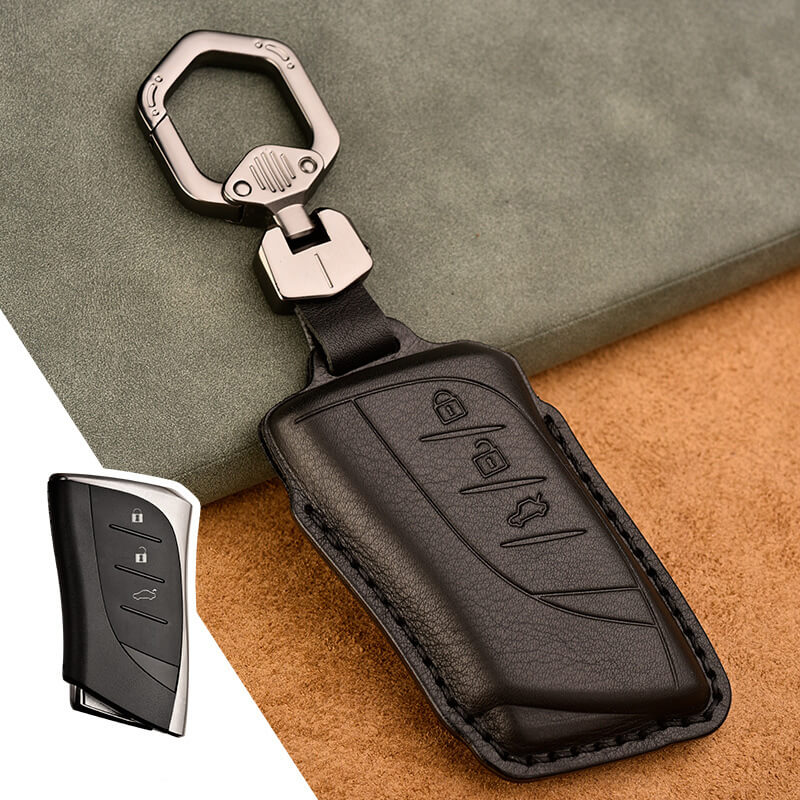 【レクサス】バックル付きレザーキーケース〔Aタイプ〕