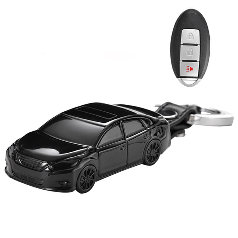 【日産】ブラックメタリックスポーツカーキーケース〔Aタイプ〕