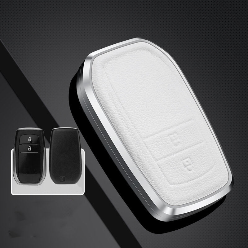 【トヨタ】メタルカバーレザーキーケース 〔Eタイプ〕