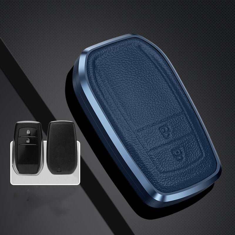 【トヨタ】メタルカバーレザーキーケース 〔Eタイプ〕