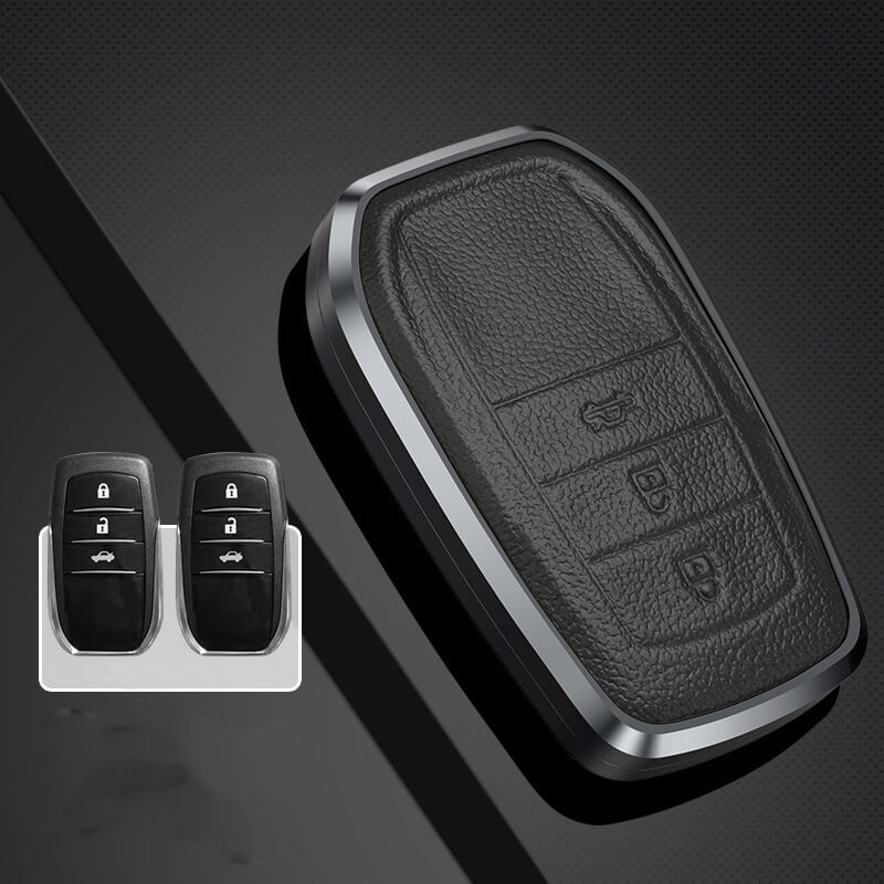 【トヨタ】メタルカバーレザーキーケース 〔Eタイプ〕