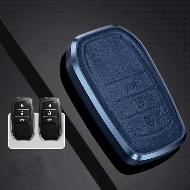 【トヨタ】メタルカバーレザーキーケース 〔Eタイプ〕