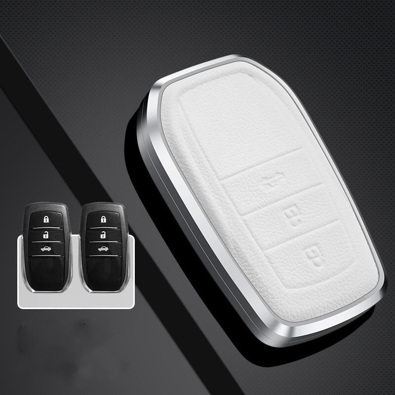 【トヨタ】メタルカバーレザーキーケース 〔Eタイプ〕