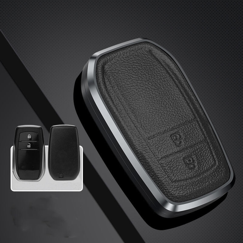 【トヨタ】メタルカバーレザーキーケース 〔Eタイプ〕