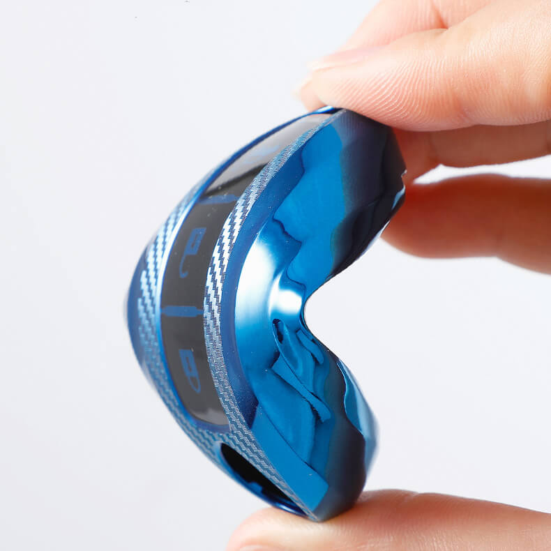 【日産】TPUカーボン柄キーケース 〔Aタイプ〕