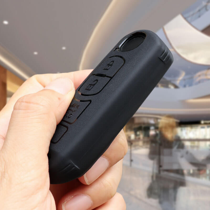 【マツダ】シンプルブラックキーケース 〔Aタイプ〕