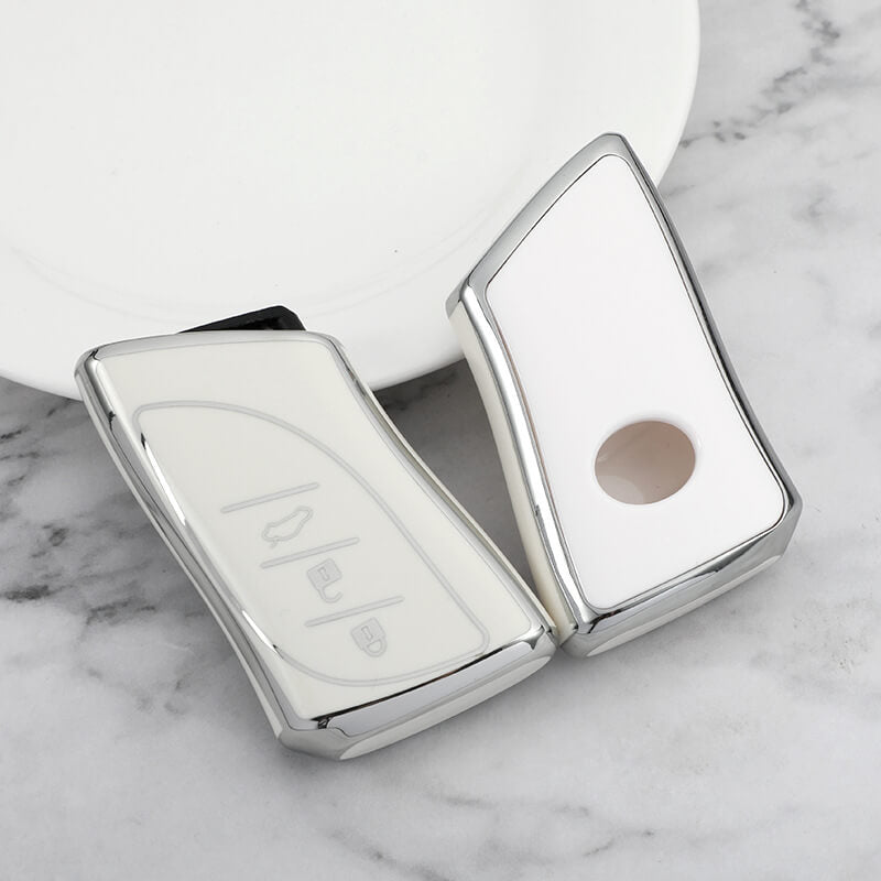 【レクサス】TPUメタルカバーキーケース 〔Aタイプ〕