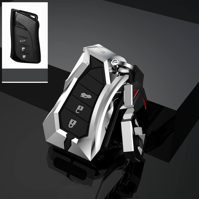 【レクサス】バックル付きメタルカバーキーケース 〔Aタイプ〕