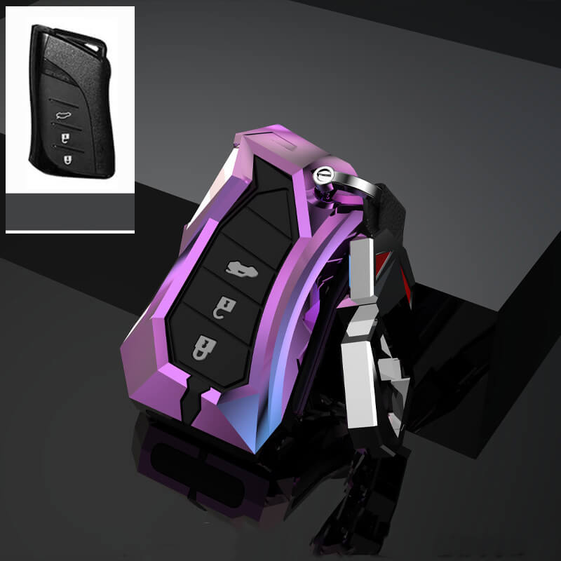 【レクサス】バックル付きメタルカバーキーケース 〔Aタイプ〕