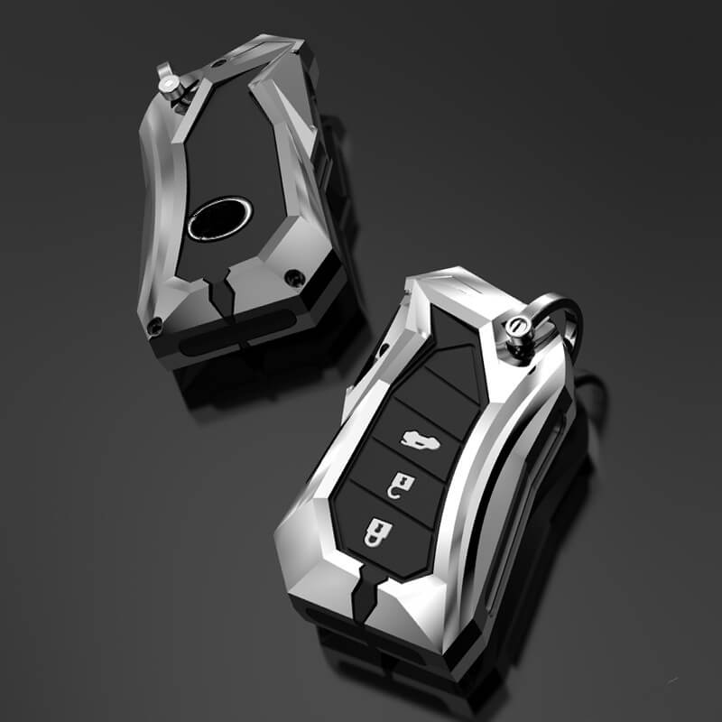 【レクサス】バックル付きメタルカバーキーケース 〔Aタイプ〕