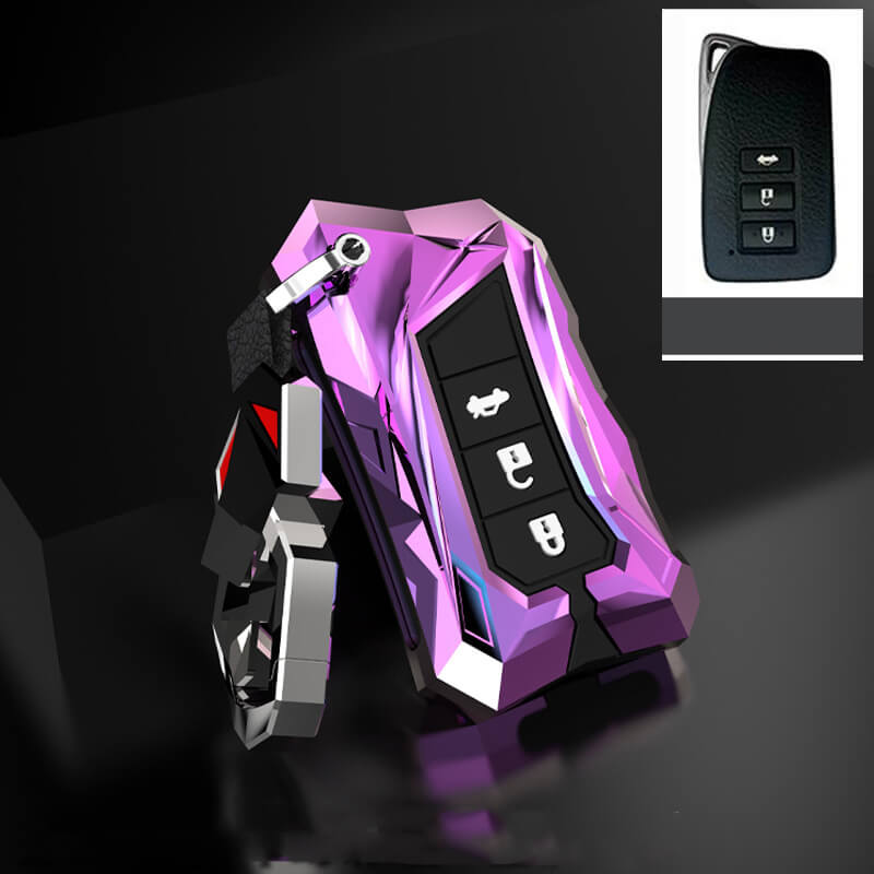 【レクサス】バックル付きメタルカバーキーケース 〔Bタイプ〕