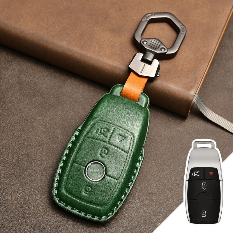 【ベンツ】キーリング付きレザーキーケース 〔Bタイプ〕