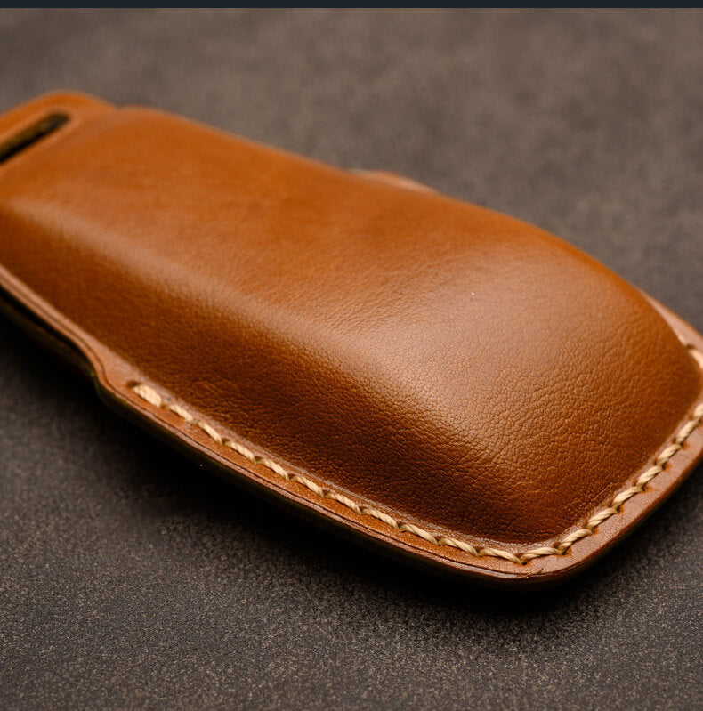 【ベンツ】キーリング付きレザーキーケース 〔Bタイプ〕