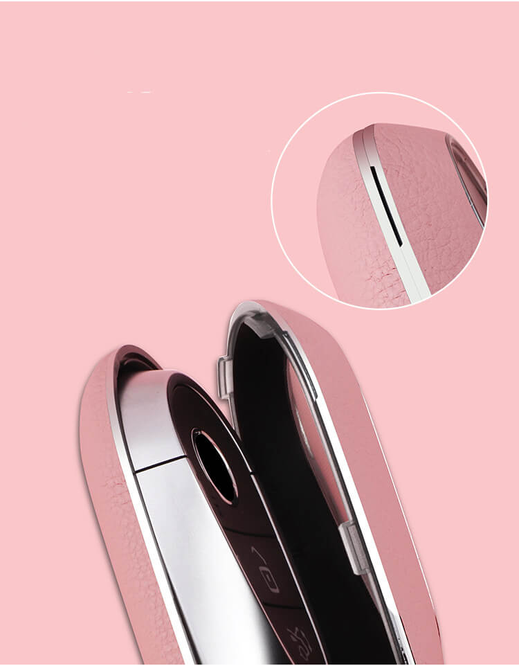 【ベンツ】ストラップ付き革柄キーケース 〔Aタイプ〕