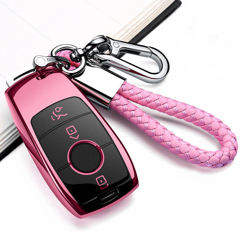 【ベンツ】ストラップ&バックル付きTPUキーケース 〔Bタイプ〕