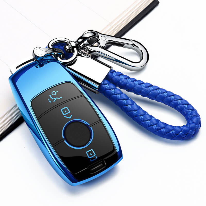 【ベンツ】ストラップ&バックル付きTPUキーケース 〔Bタイプ〕