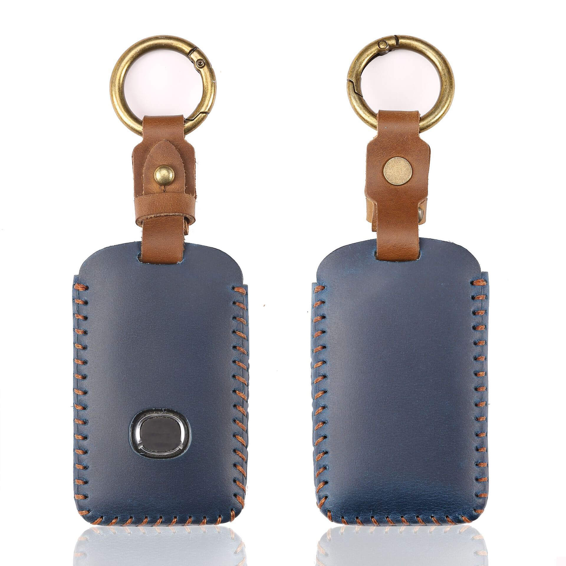 【マツダ】キーリング付きレザーキーケース 〔Bタイプ〕