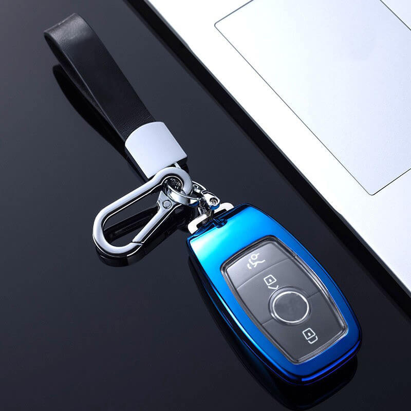 【ベンツ】ストラップ付き窓型メタルキーケース 〔Bタイプ〕