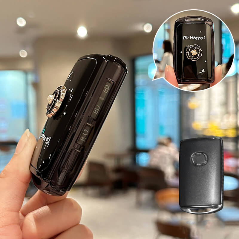 NEW【マツダ】キーリング付きブラックキーケース 〔Bタイプ〕