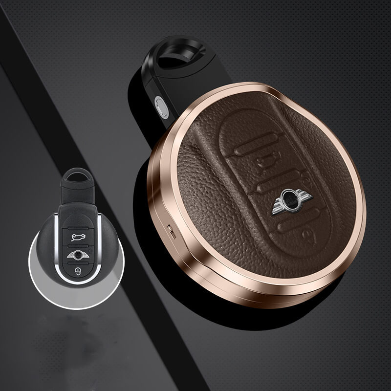 NEW【MINI】メタルカバーレザーキーケース 〔Aタイプ〕