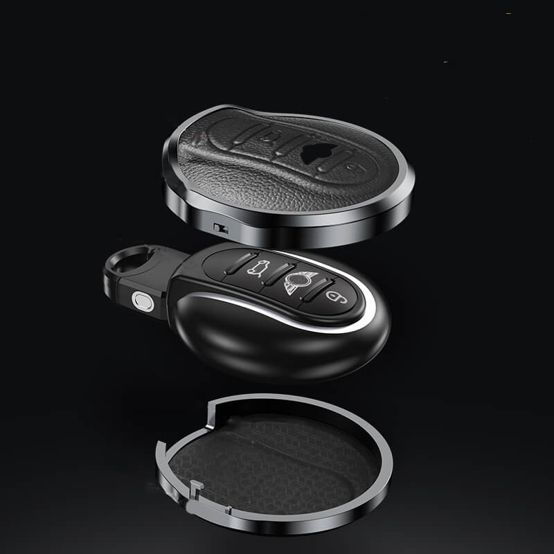 NEW【MINI】メタルカバーレザーキーケース 〔Aタイプ〕