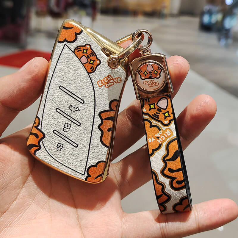 【レクサス】ストラップ付きアニマルデザインキーケース 〔Aタイプ〕