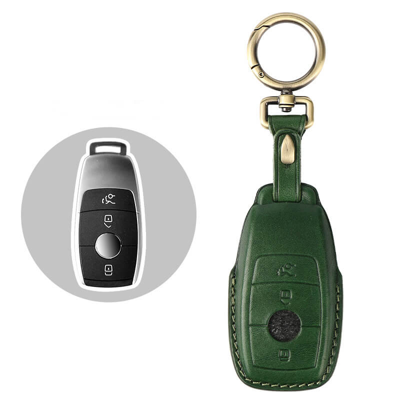 【ベンツ】ゴールドキーリングレザーキーケース 〔Bタイプ〕