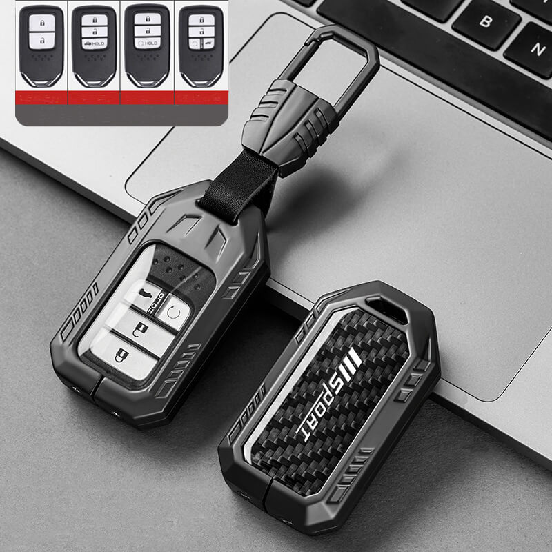 【ホンダ】バックル付き窓型メタルキーケース 〔Aタイプ〕