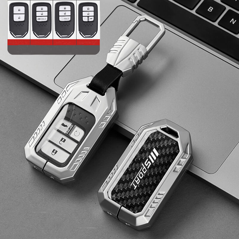 【ホンダ】バックル付き窓型メタルキーケース 〔Aタイプ〕