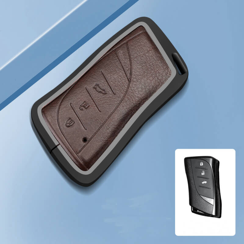 【レクサス】メタルカバーレザーキーケース 〔Aタイプ〕