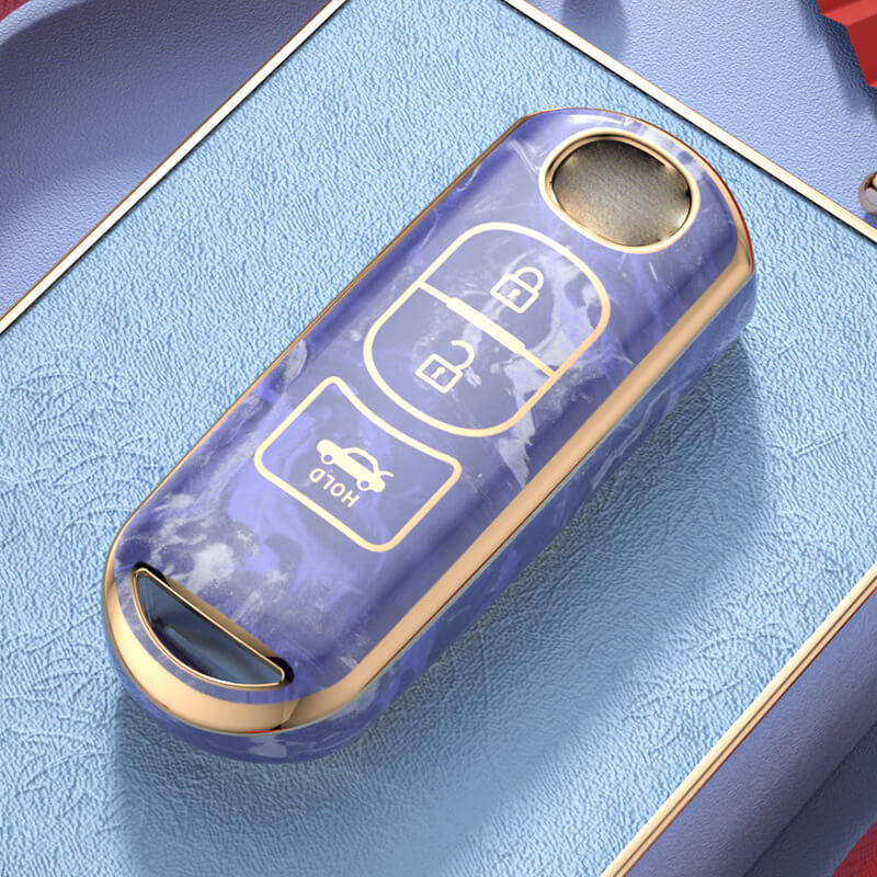 NEW【マツダ】マーブルデザインキーケース 〔Aタイプ〕