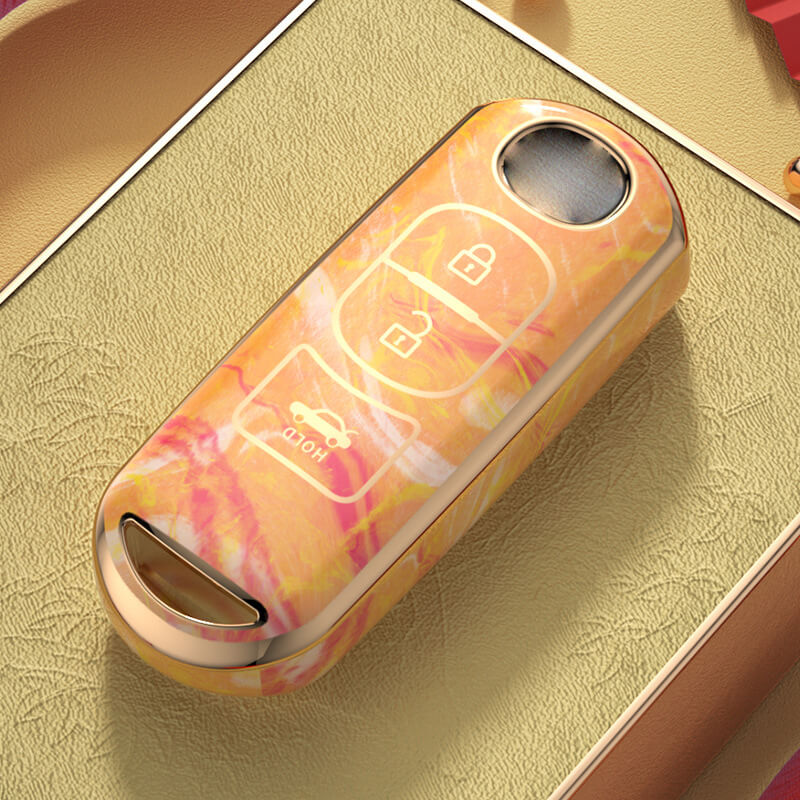 NEW【マツダ】マーブルデザインキーケース 〔Aタイプ〕