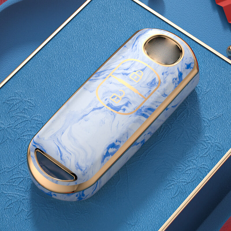 NEW【マツダ】マーブルデザインキーケース 〔Aタイプ〕