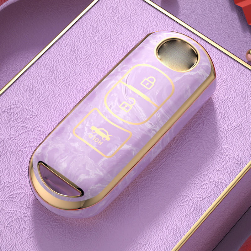 NEW【マツダ】マーブルデザインキーケース 〔Aタイプ〕