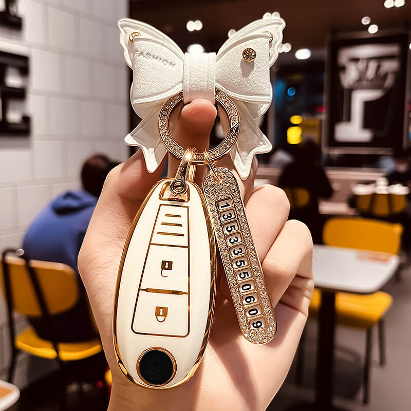 NEW【スズキ】ナンバープレート付きリボンストラップキーケース 〔Cタイプ〕